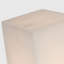 Covet 16" Rechargeable Table Lamp in Alabaster and Antique-Burnished Brass