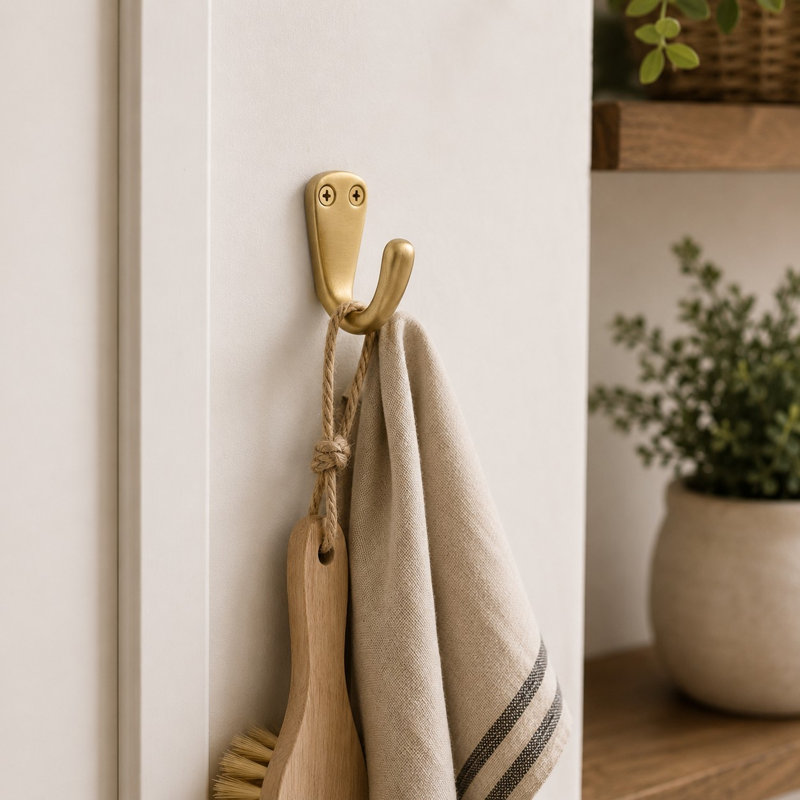 Aria - Sculpted Brass Hook