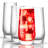 JoyJolt Gwen Highball Drinking Glasses, 18oz