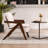 Mid Century Modern Upholstered Chenille Solid Wood Accent Armchair-360304810