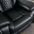 Saneela 84.6'' Wide Breathable Leather Pillow Top Arm Power Reclining Sofa with Diamond Stitching-725609837