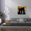  «Brooklyn Glow» par Erin Clark, art mural sur toile, 37 po x 37 po