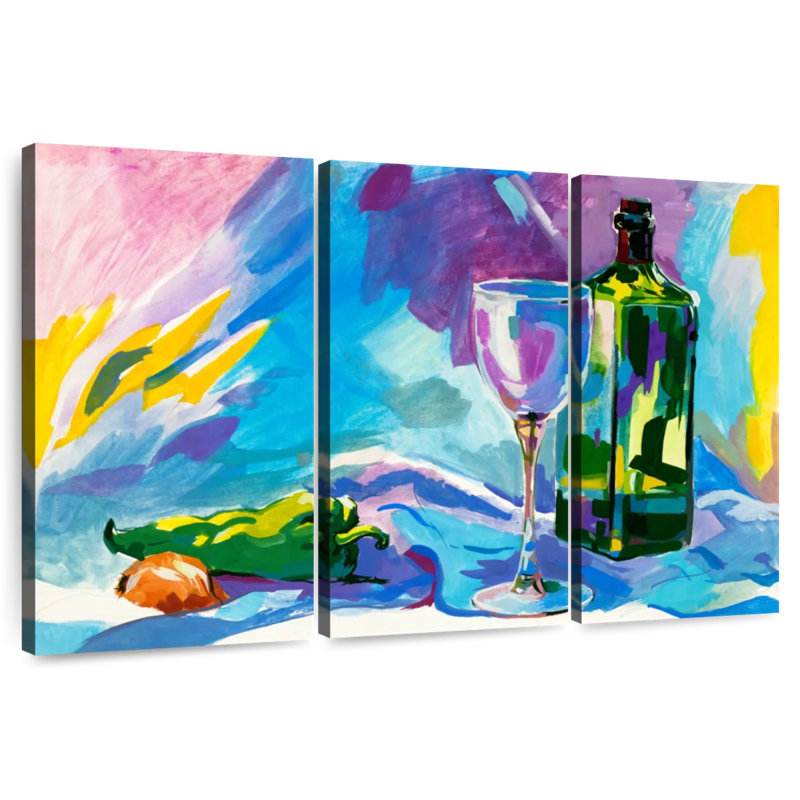 Yarlin Alcohol, 36" H x 57" W