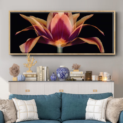 Red Tulip- Framed Canvas
