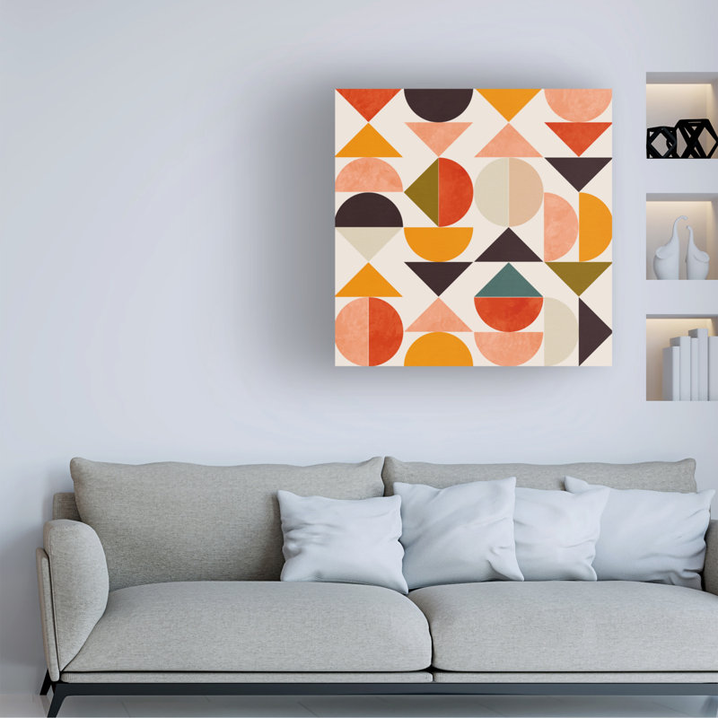 Œuvre d'art sur bolognaise «ologa Ana Rut Bre Bauhaus », H 24 po x l 24 po