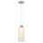 1 - Light Chrome Single Pendant