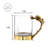 Antique Gold Mug 14oz