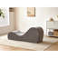Chaise longue Solace en gris - Design ergonomique, noyau en mousse haute, housse lavable, chaise empaqueteuse compacte en mousse souple et ferme, machine et compacte