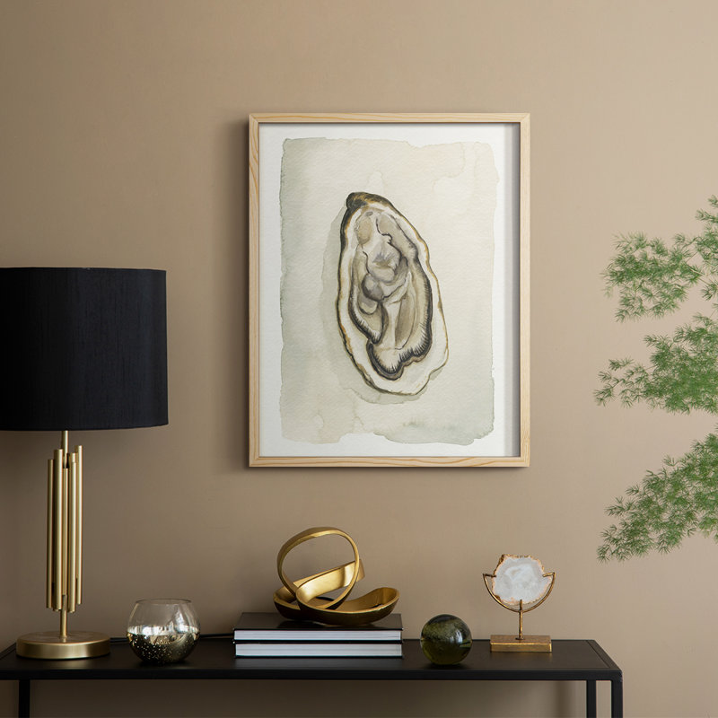 «Soft Half Shell II», reproduction encadrée - bois massif, H 15 po x l 12 po