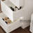 Jedidiah Makeup Vanity Table with Lights, Vanity Desk with Mirror, 4 Drawers, Dressing Table, White-714358153