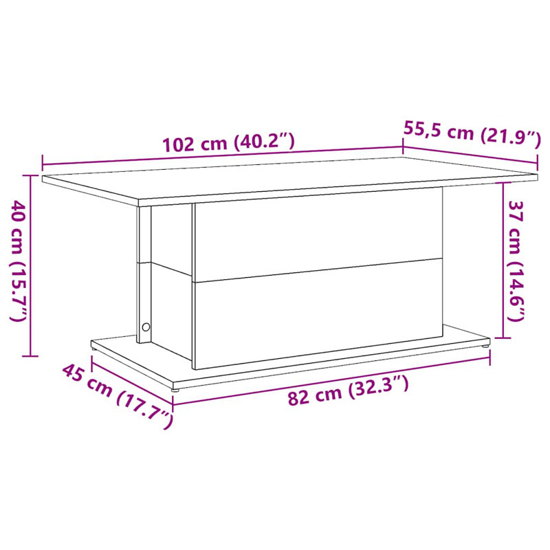 Iban Coffee Table, old wood