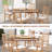 Brittnae Oak Solid Wood Dining Table-229582523