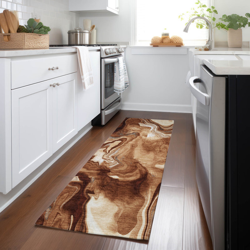  Malchow Non-Slip Indoor Door Mat, Runner 2'3" x 7'6"
