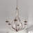6 - Light Steel Dimmable Chandelier