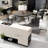 Space-saving Dining Table Sets With Solid Veneer And Rustic Style For Kitchen