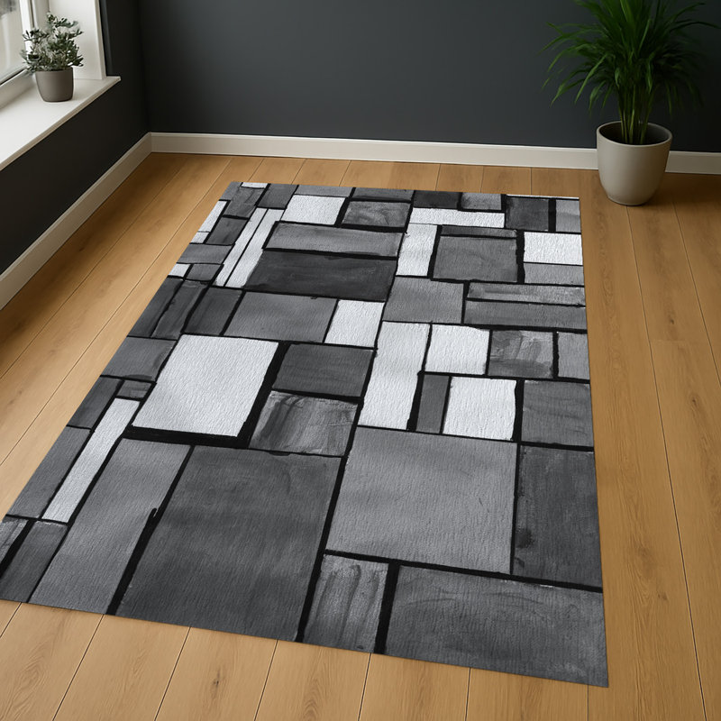 Geometric Area Rug, Rectangle 155 x 230 cm