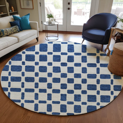 Tapis intérieur / extérieur Chasadee avec envers antidérapant
