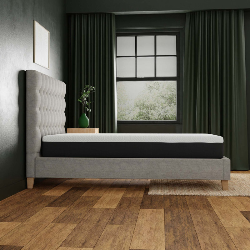 Matelas en mousse viscoélastique infusée de gel de qualité supérieure pour lits simples, assurant une qualité de sommeil optimale