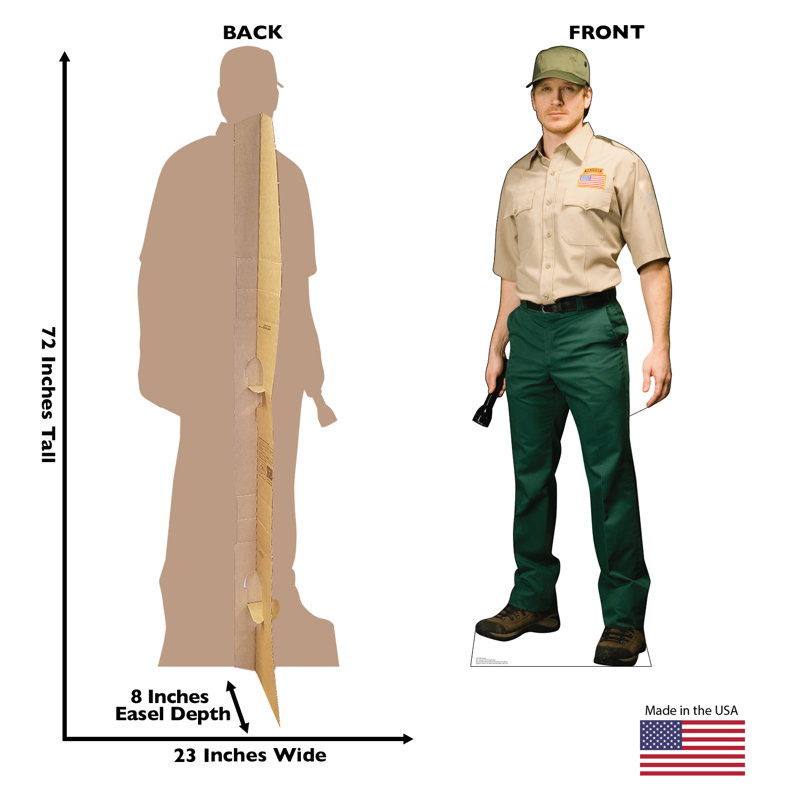 72'' Occupations Cardboard Standup