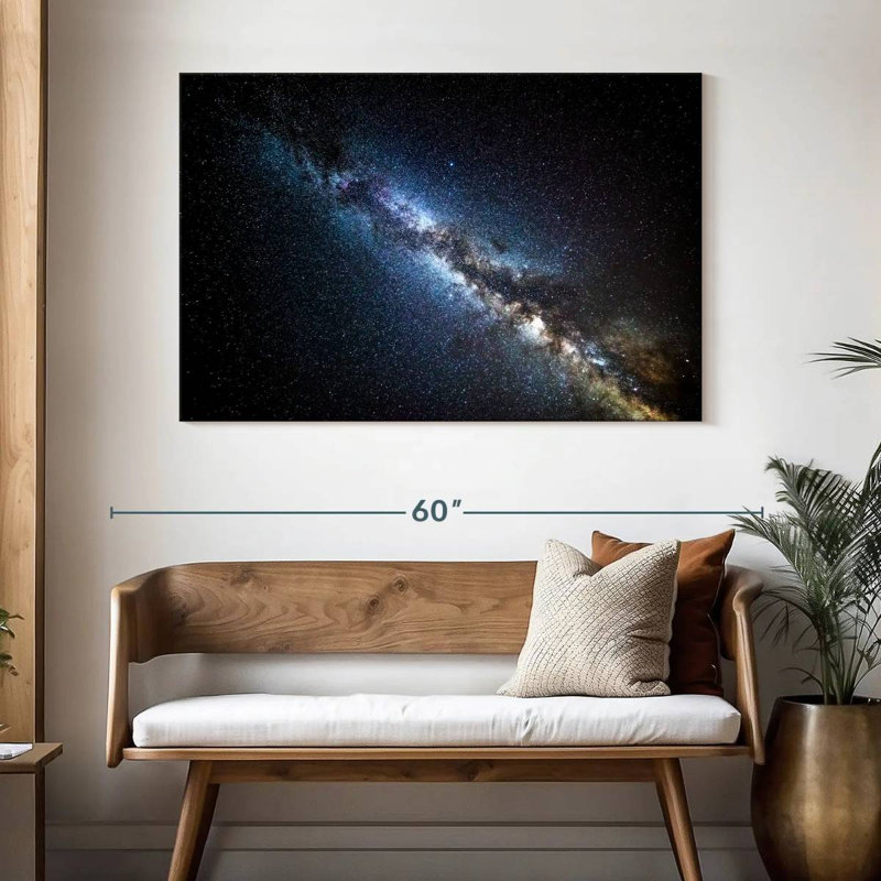 Oberle Voie Lactée dans l'espace, H 32 po x l 48 po