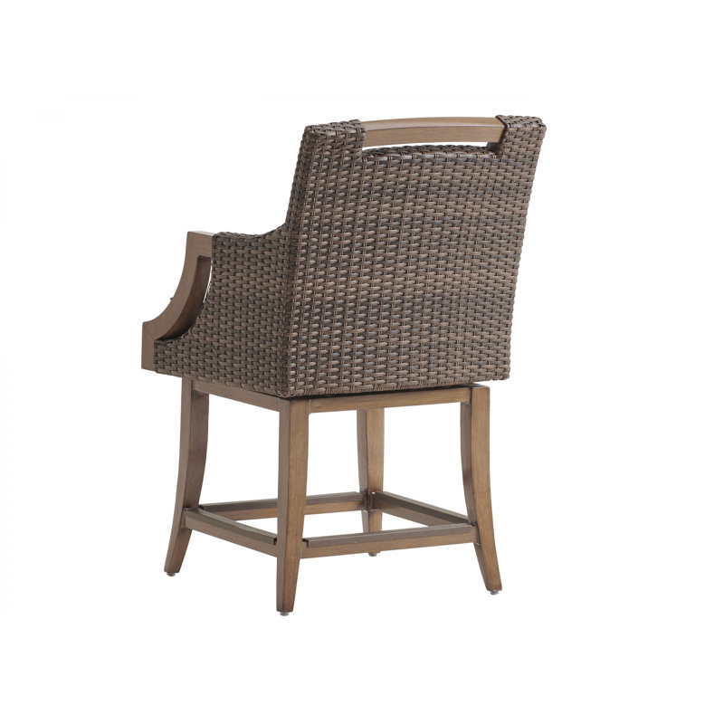 Harbor Isle Swivel Bar Stool, Counter Stool (24.25" Seat Height)