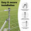Vidaxl Field Fence Galvanised Steel-114858378