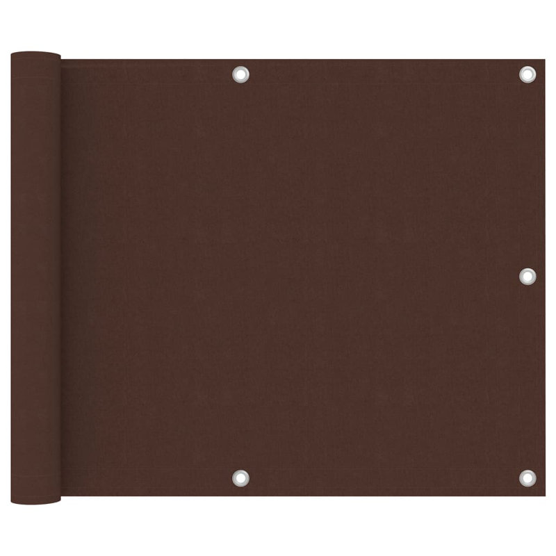 Tissu Oxford Vidaxl, L 157,5 po x P 29,5 po, Brun