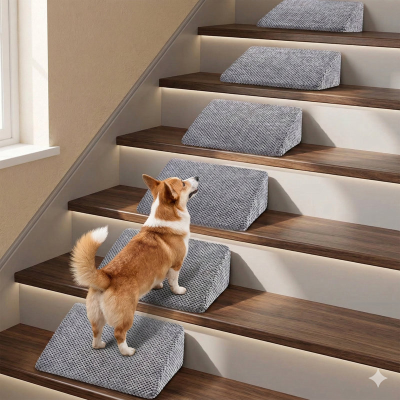 Rampe pour escaliers pour petits et grands chiens et chats Canine
