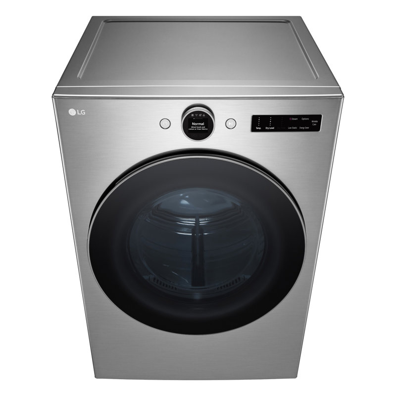 LG Ultra Large Capacity Smart Front Load Electric Energy Star Dryer with Sensor Dry & Steam Technology, 7.4 cu. ft.