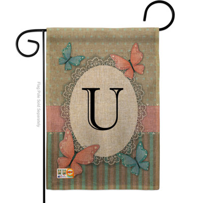 Double Sided 18.5'' H x 13'' W Burlap Animal Garden Flag