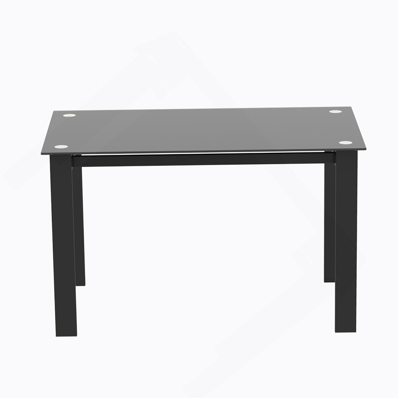 Table de salle à manger moderne, H 29,61 po x l 47,3 po x P 27,6 po