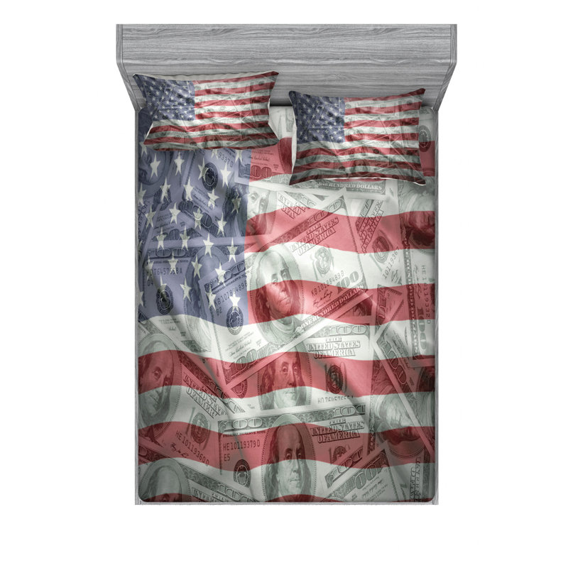 Microfiber Sheet Set, Full Sheet Set with Fitted Sheet