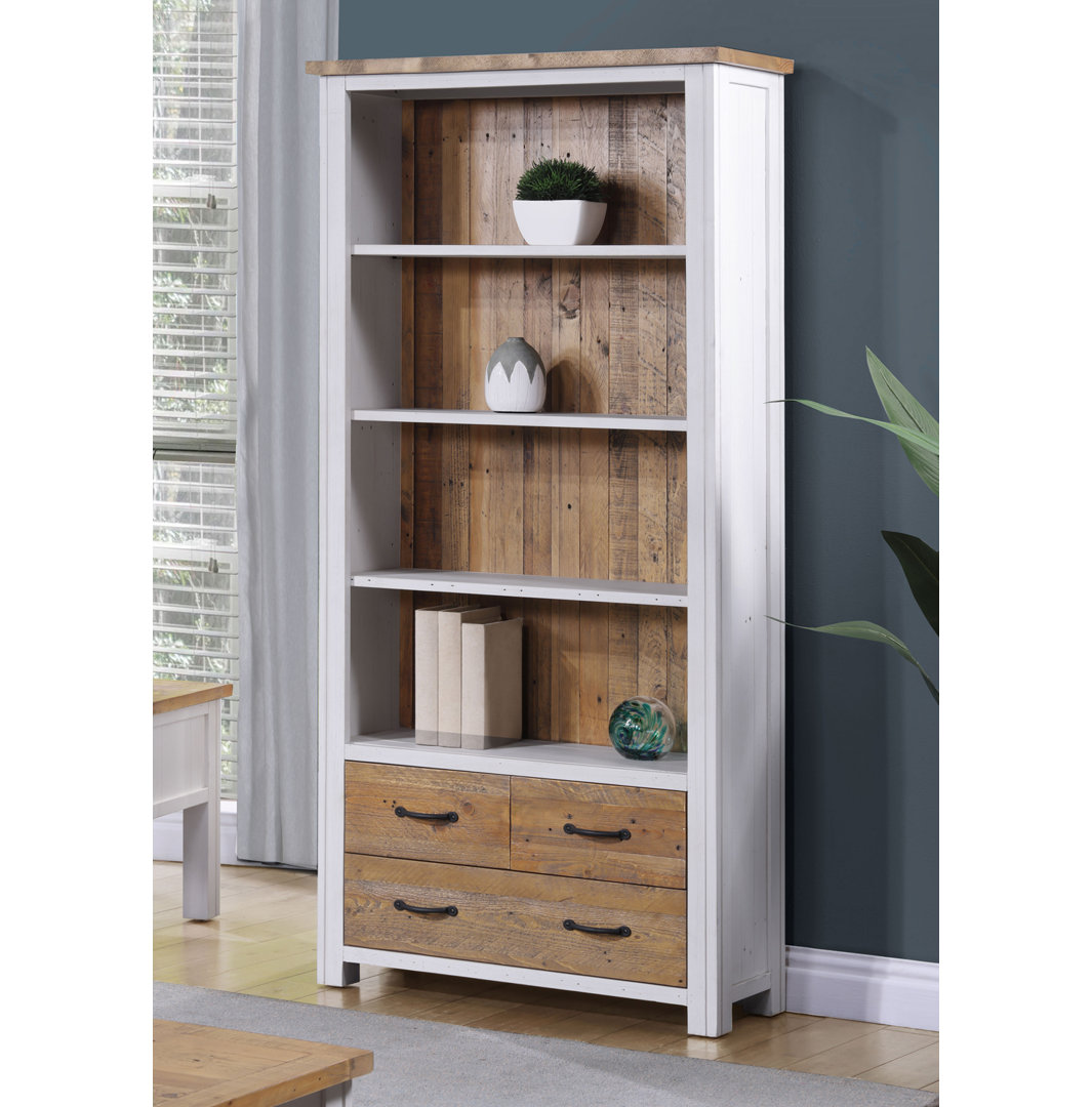 Anberlin 180cm H x 90cm W Solid Wood Bookcase