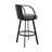 Anecia Faux Leather And Iron Swivel Counter Height Bar Chair-704922470-751629558