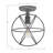 Maiden Lane Semi Flush Mount-2665631