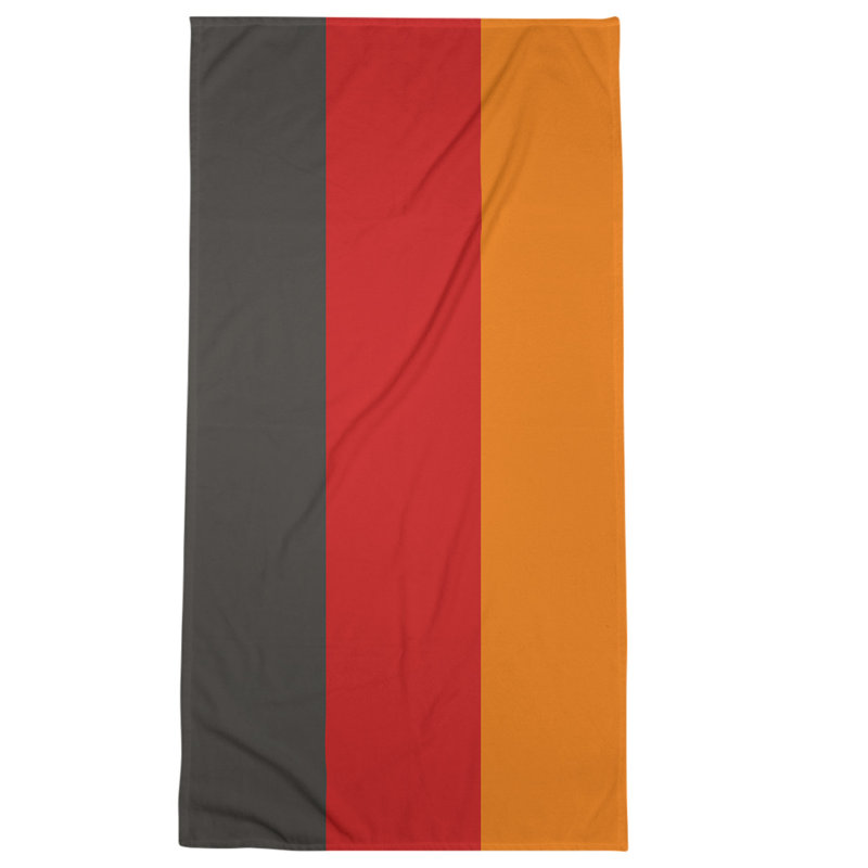 Microfiber Bath Towel, Tennessee Red Football Graphite/Red/Orange
