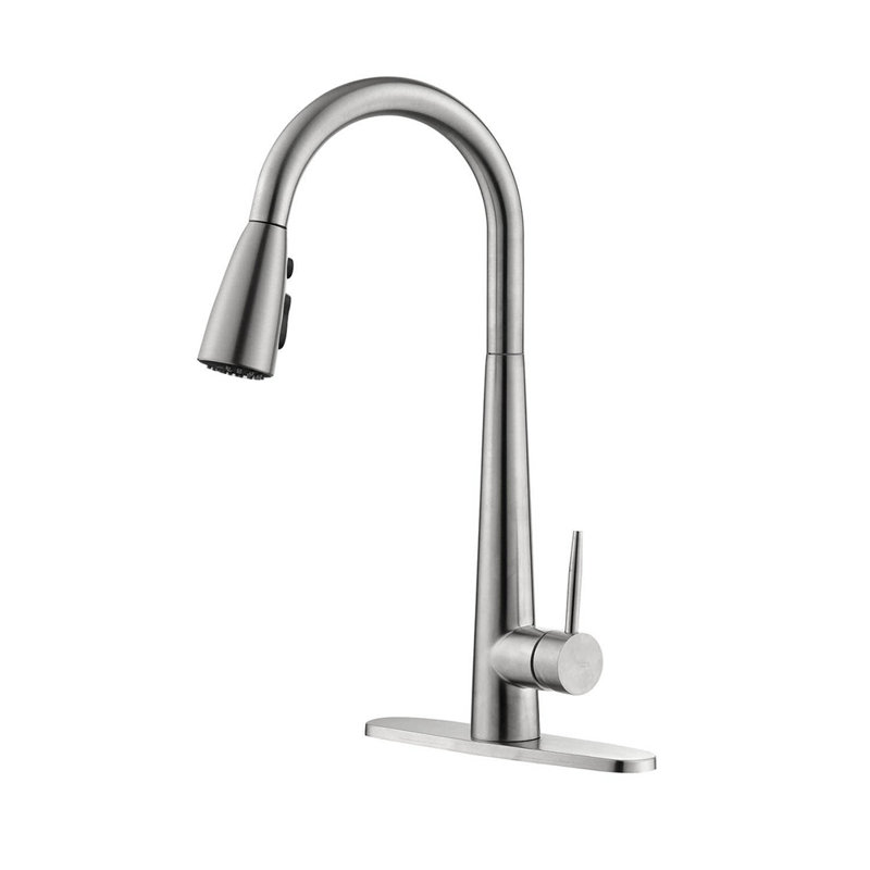 Robinet de cuisine polyvalent à douchette extractible avec rotation à 360 ° et plusieurs réglages d'eau pour une utilisation efficace