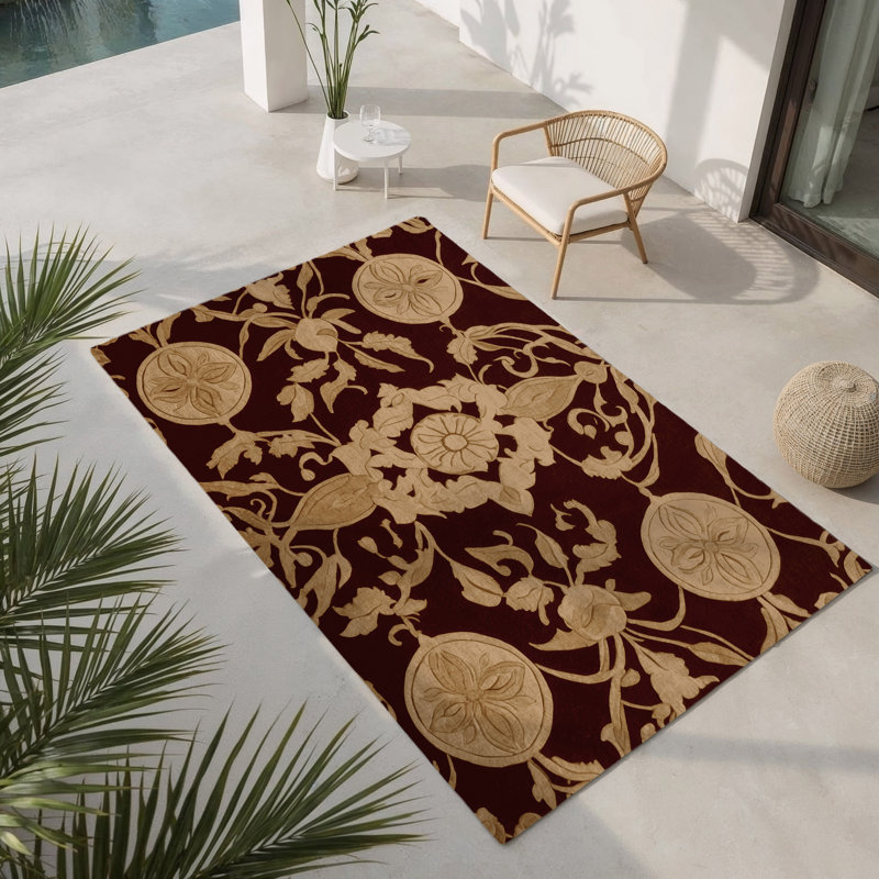 Tapis d'intérieur et d'extérieur Florid Dream, Rectangle 4pi x 6 pi