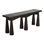 Tutankhamun 81'' W Glass Console Table