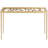 Chalanda 42'' Glass Top Console Table