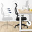 Maurita Mesh Gaming Chair with Headrest