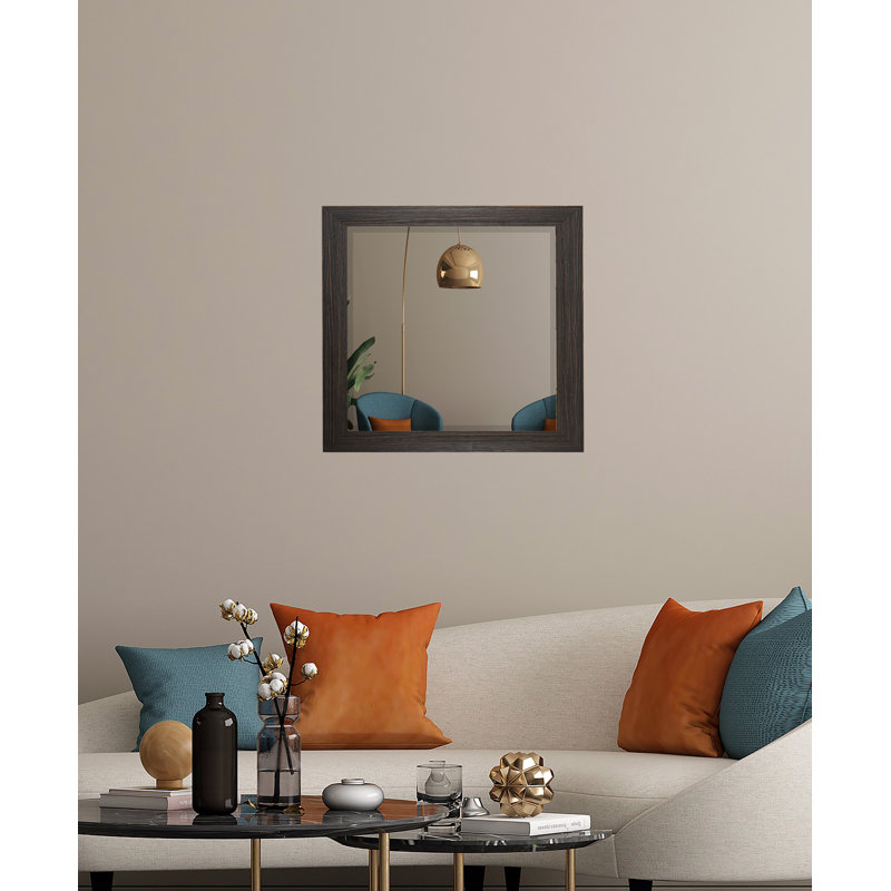 Miroir d'appoint Narely, Expresso, 37,75 po x 33,75 po