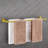 5 Piece Bathroom Towel Rack Wall Mount - Brushed Gold Made Of Aluminium Rust For Multiple Rooms Simple Installation 5 Aluminium, Fit For Bathroom, Bedroom, Laundry, Kitchen Method