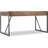 Solid Wood Top Metal Base Writing Desk