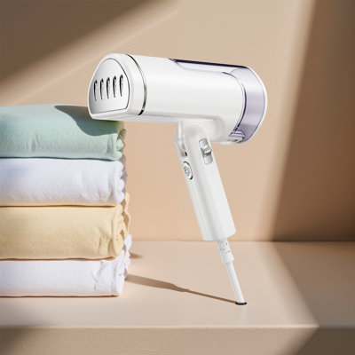 J-XIN Trading Co., Limited Portable Garment & Fabric Steamer for Home and Travel | 1300W Fast Heat-Up, Foldable Handheld | Compact Travel Size | For Use with 120V (White)
