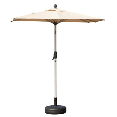 Rectangle Patio Umbrella with Crank Lift and Tilt Function, (Base not included)