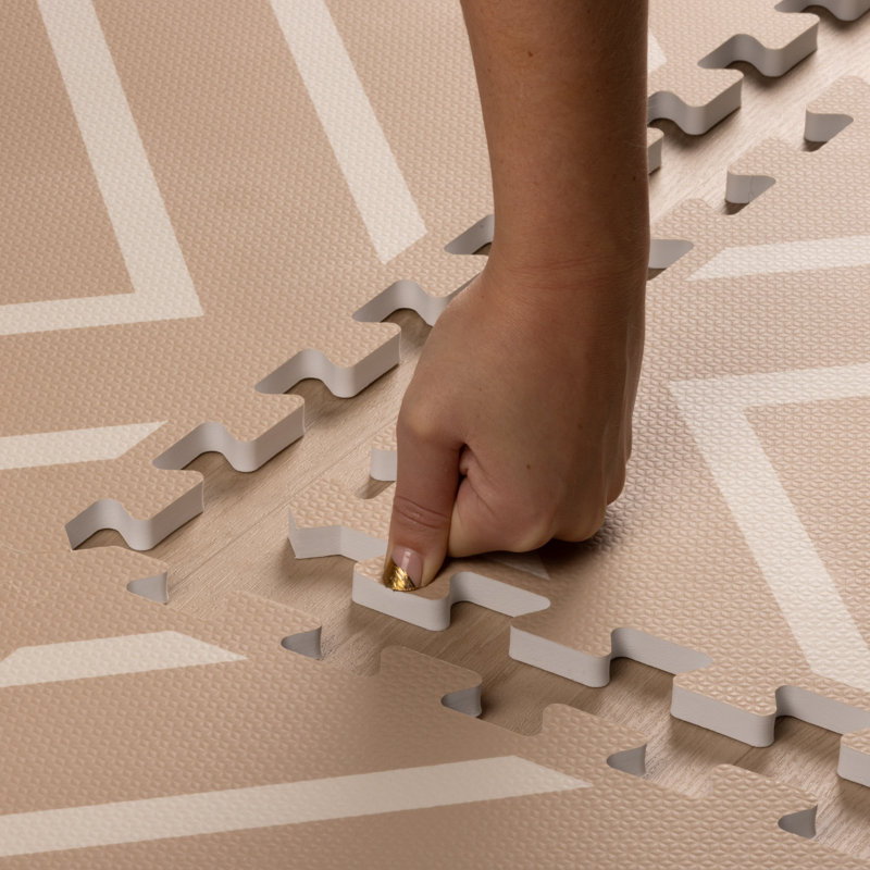 Tapis de jeu Modern Blocks - Desert Sand, H 0,47 po x L 72 po x l 48 po