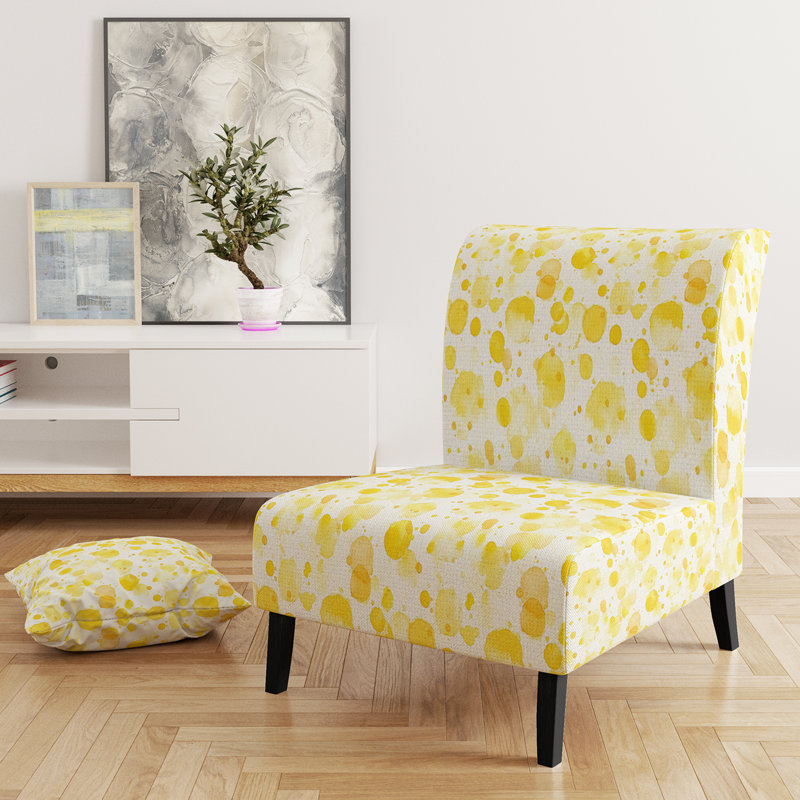 Fauteuil de chambre Modern Modern - Yellow Dew Bubble, Pantoufle sans accoudoirs