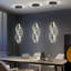 Lustre moderne 1 lumière en acrylique à DEL noir-1161757557-1161757559-1161757563