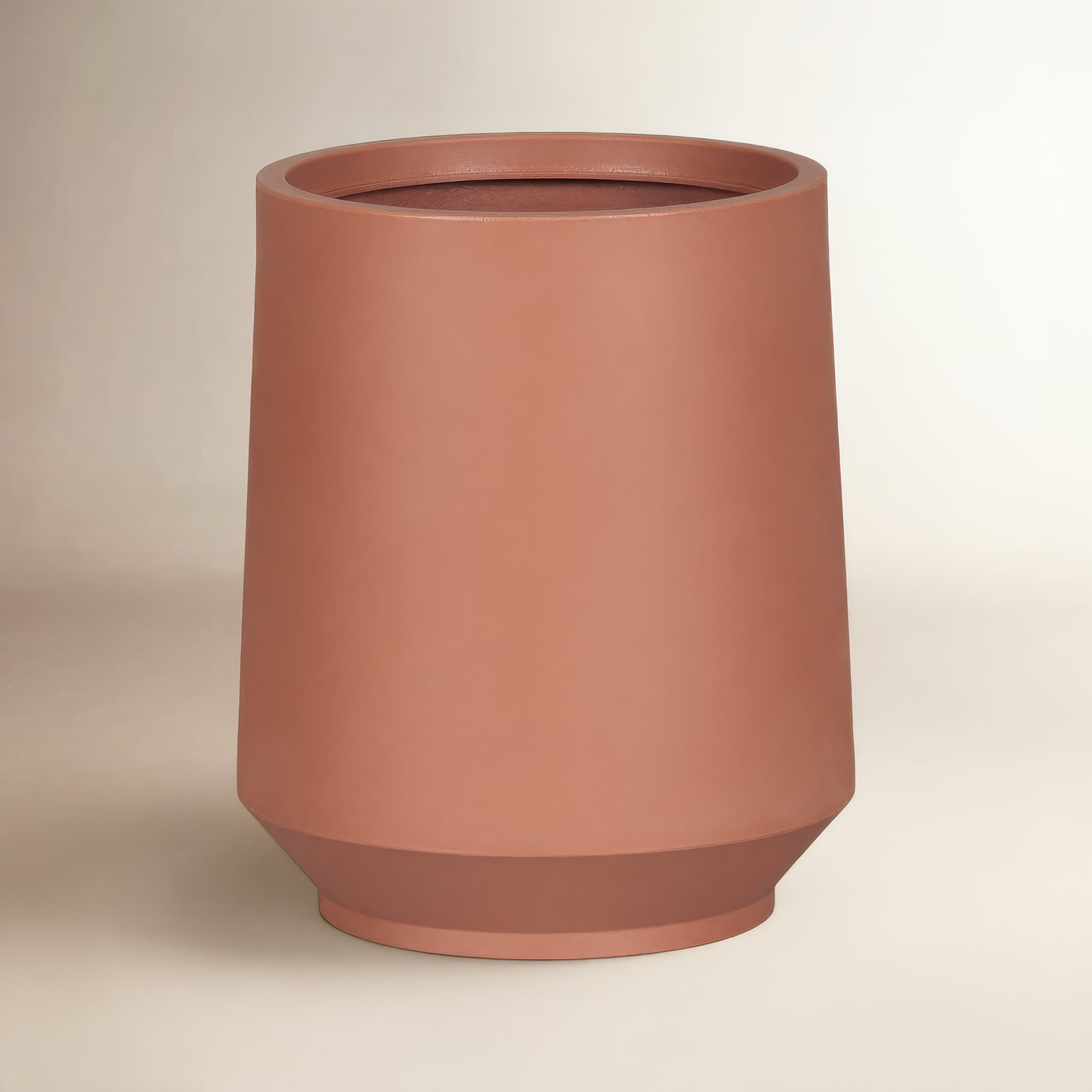 Dalya Pot Planter, Orange, 19.5" H x 16.25" W x 16.25" D